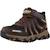 Baskets enfant garçon légère souple Marron bkbr+Noir bkrd+Vert bkgr 4 - vertbaudet enfant 