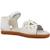 Sandales enfant fille en cuir tws Blanc 5 - vertbaudet enfant 