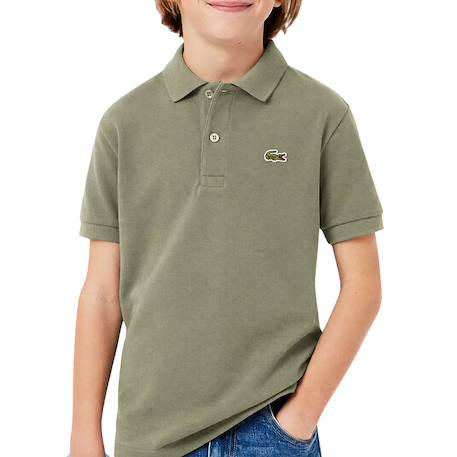Polo à manches courtes Aral, vert+Blanc+Bleu clair+Bleu marine+Kaki pâle+Noir 16 - vertbaudet enfant 