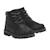Boots garçon en cuir Noir foncé 2 - vertbaudet enfant 