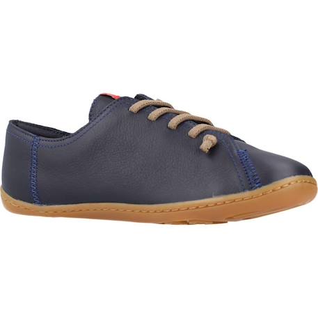 Derbies enfant garçon en cuir Bleu marine 5 - vertbaudet enfant 
