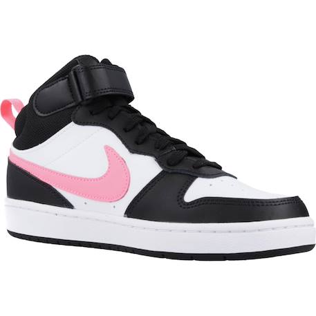 Baskets enfant garçon en cuir court borough 2 Noir 005 5 - vertbaudet enfant 