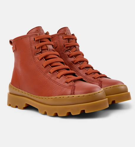 Cuir lisse Rouge moyen 2 - vertbaudet enfant 