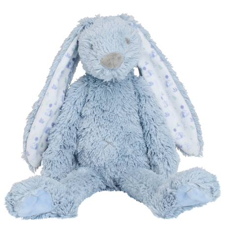 Peluche lapin richie liberty - 38 cm Bleu 1 - vertbaudet enfant 