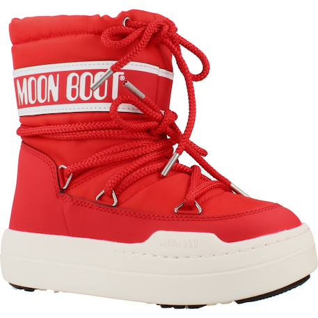 Bottes fille modèle mb jr park boot Argent+Rouge 11 - vertbaudet enfant 