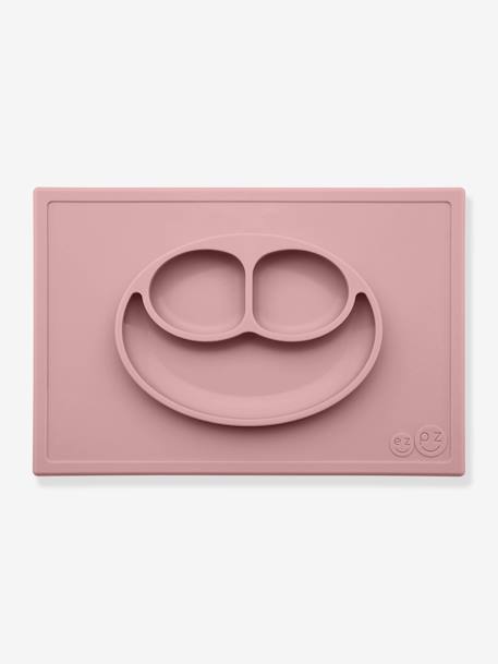 Set de table tout-en-un avec assiette Happy mat en silicone ROSE 1 - vertbaudet enfant 