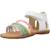 Sandales bébé fille en cuir rubino Blanc blanco 4 - vertbaudet enfant 