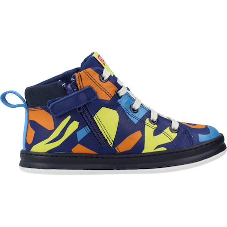 Derbies enfant garçon en cuir tws Bleu 1 - vertbaudet enfant 