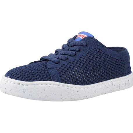Baskets enfant garçon en textile ganxet yard-hypnos/tour Bleu foncé 4 - vertbaudet enfant 