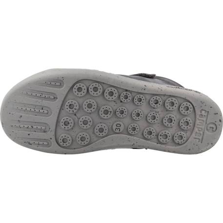 Baskets enfant garçon en cuir touring Gris foncé 6 - vertbaudet enfant 
