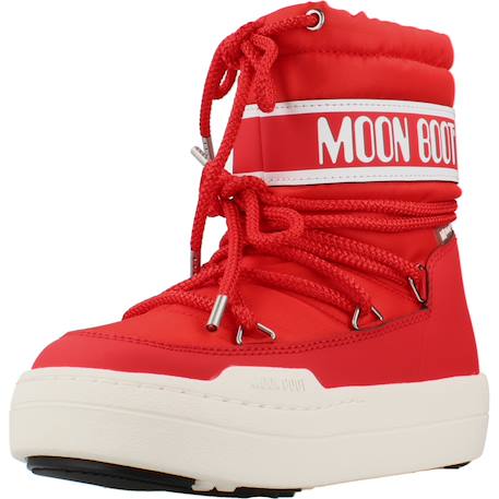 Bottes fille modèle mb jr park boot Argent+Rouge 10 - vertbaudet enfant 