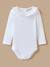 Body col smocké brodé bébé Blanc casse 1 - vertbaudet enfant 