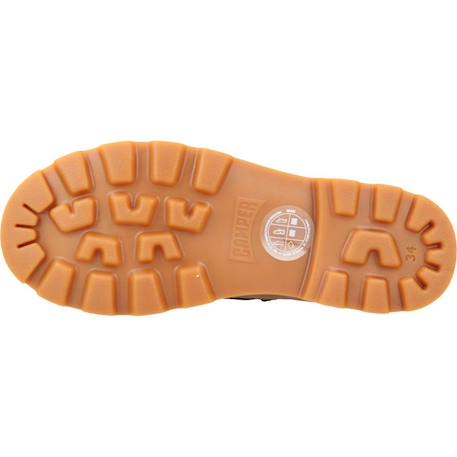 Bottes enfant garçon en cuir brutus Marron foncé 6 - vertbaudet enfant 