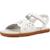 Sandales enfant fille en cuir tws Blanc 4 - vertbaudet enfant 
