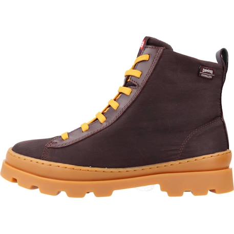 Bottes enfant garçon en cuir brutus Marron foncé 2 - vertbaudet enfant 