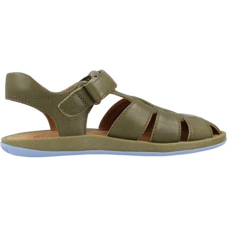 Sandales enfant garçon en cuir bicho Vert 1 - vertbaudet enfant 