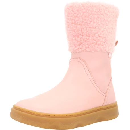 Bottes enfant fille en cuir kiddo Rose 4 - vertbaudet enfant 