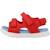 Sandales bébé garçon en textile oruga Rouge 2 - vertbaudet enfant 