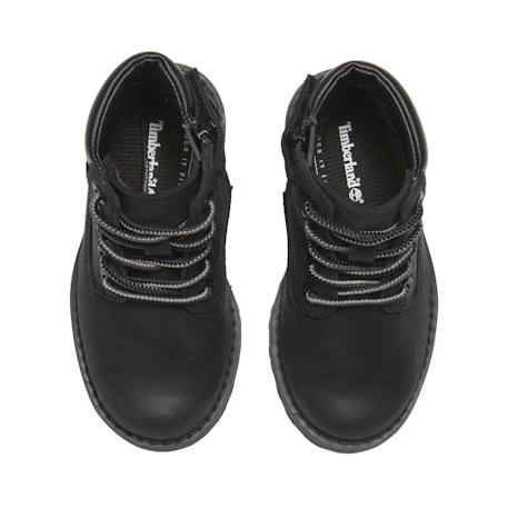 Boots garçon en cuir Noir foncé 3 - vertbaudet enfant 