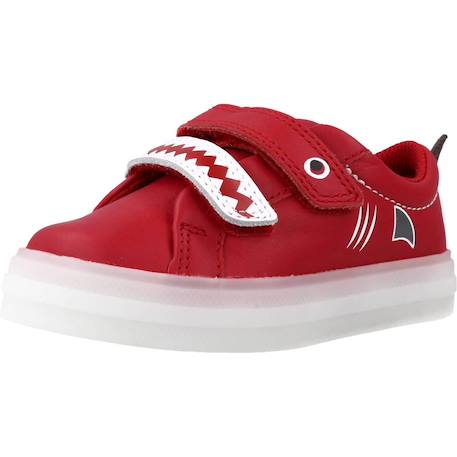 Baskets bébé garçon en cuir flarescalelo Rouge red 4 - vertbaudet enfant 