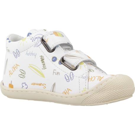 Derbies bébé garçon en cuir cocoon Blanc blanco 5 - vertbaudet enfant 