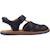 Sandales enfant garçon en cuir bicho Bleu marine 1 - vertbaudet enfant 