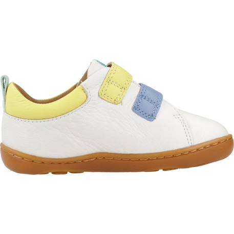 Derbies bébé garçon en cuir sella houston coast/pat Blanc 1 - vertbaudet enfant 