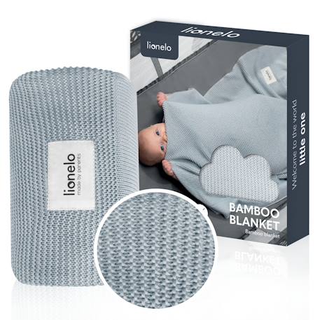 Couverture bébé bamboo blanket 100 x 75 cm en bambou, thermorégulatrice, antibactérienne et hypoallergénique Beige sand+Blue+Grey+Pink 12 - vertbaudet enfant 