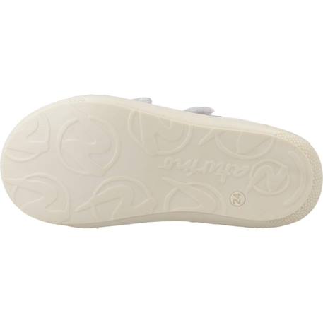 Derbies bébé garçon en cuir cocoon Blanc blanco 6 - vertbaudet enfant 