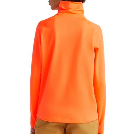 Polaire à demi-zip garçon clime Noir+Orange 5 - vertbaudet enfant 