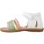 Sandales bébé fille en cuir rubino Blanc blanco 2 - vertbaudet enfant 
