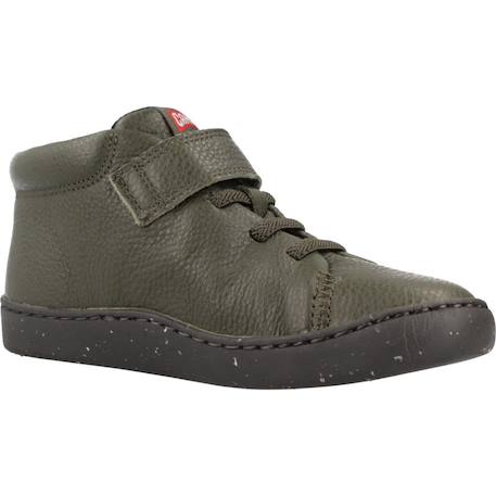 Baskets enfant garçon en cuir touring Vert 5 - vertbaudet enfant 