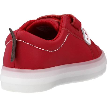 Baskets bébé garçon en cuir flarescalelo Rouge red 3 - vertbaudet enfant 