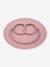 Set de table tout-en-un avec assiette Mini mat en silicone ROSE 2 - vertbaudet enfant 
