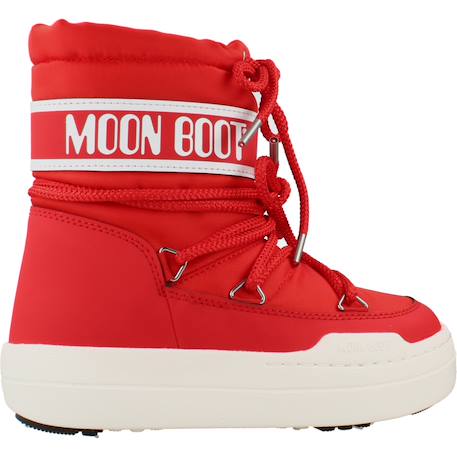 Bottes fille modèle mb jr park boot Argent+Rouge 7 - vertbaudet enfant 