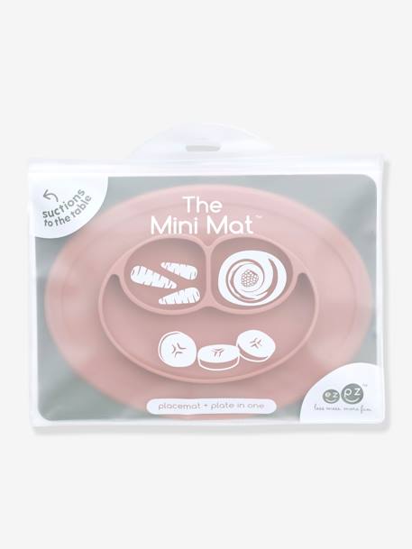 Set de table tout-en-un avec assiette Mini mat en silicone ROSE 3 - vertbaudet enfant 