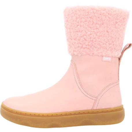 Bottes enfant fille en cuir kiddo Rose 2 - vertbaudet enfant 