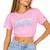 T-shirt fille butterfly Rose 2 - vertbaudet enfant 
