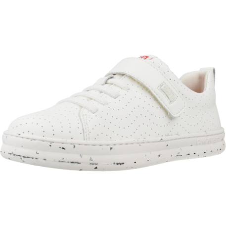 Baskets enfant garçon en cuir runner four Blanc 4 - vertbaudet enfant 