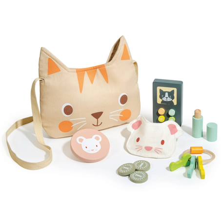 Mon sac à main chat avec accessoires Multicolor 1 - vertbaudet enfant 