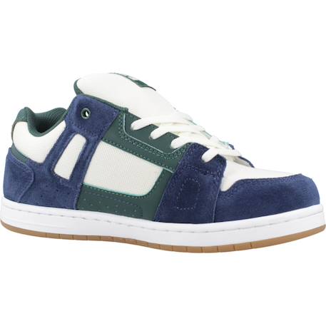 Baskets enfant garçon en cuir garçon cuir Bleu 410+Gris 008 5 - vertbaudet enfant 