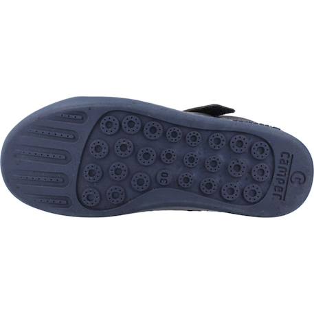 Baskets enfant garçon en cuir touring Bleu 6 - vertbaudet enfant 