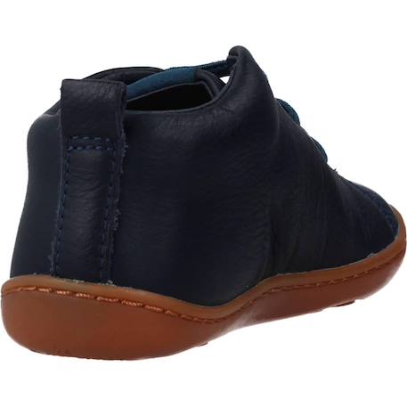 Derbies bébé garçon en cuir peu Bleu 3 - vertbaudet enfant 