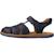 Sandales enfant garçon en cuir bicho Bleu marine 2 - vertbaudet enfant 