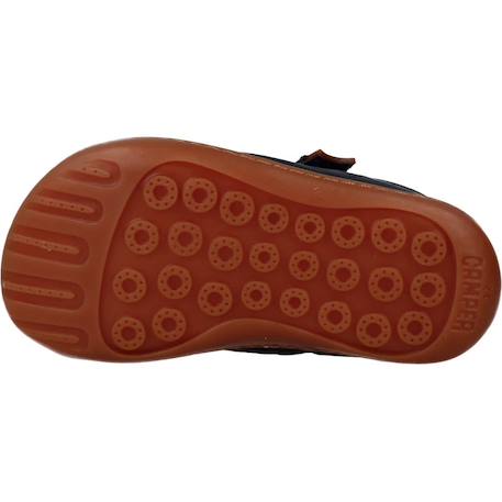 Derbies bébé garçon en cuir peu Bleu 6 - vertbaudet enfant 