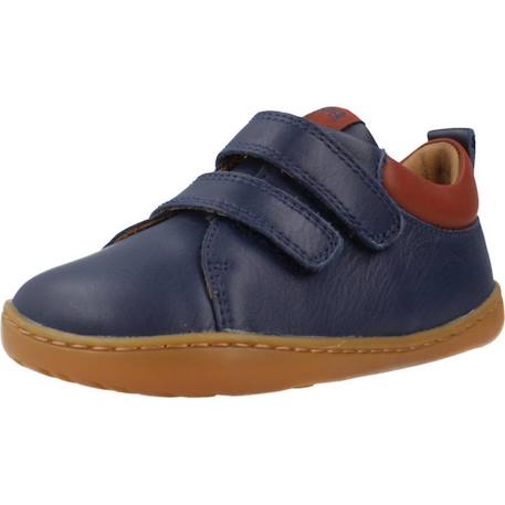 Derbies bébé garçon en cuir peu cami Bleu 4 - vertbaudet enfant 