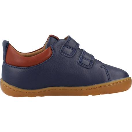 Derbies bébé garçon en cuir peu cami Bleu 1 - vertbaudet enfant 