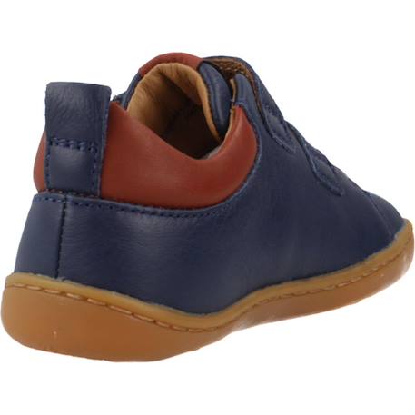 Derbies bébé garçon en cuir peu cami Bleu 3 - vertbaudet enfant 