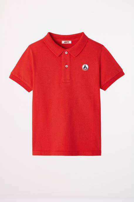 Polo enfant garçon en coton bio salvador Rouge 318 1 - vertbaudet enfant 