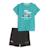 Ensemble garçon short et t shirt Noir 2 - vertbaudet enfant 